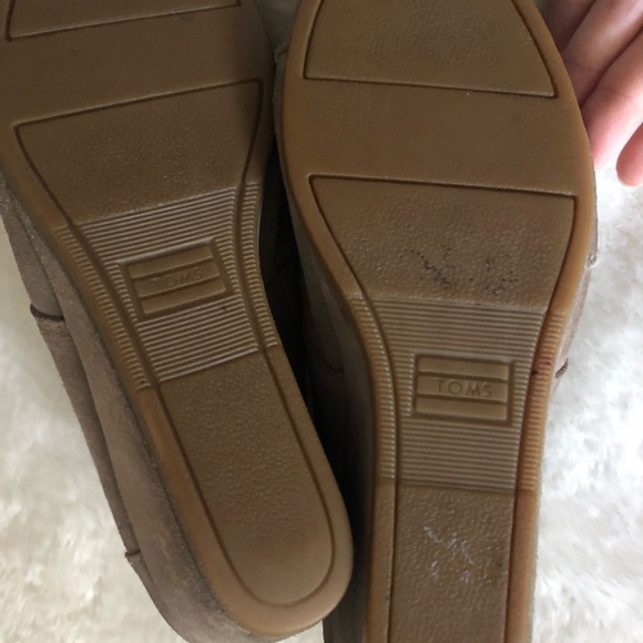 TOMS brown wedge booties - Picture 3 of 6